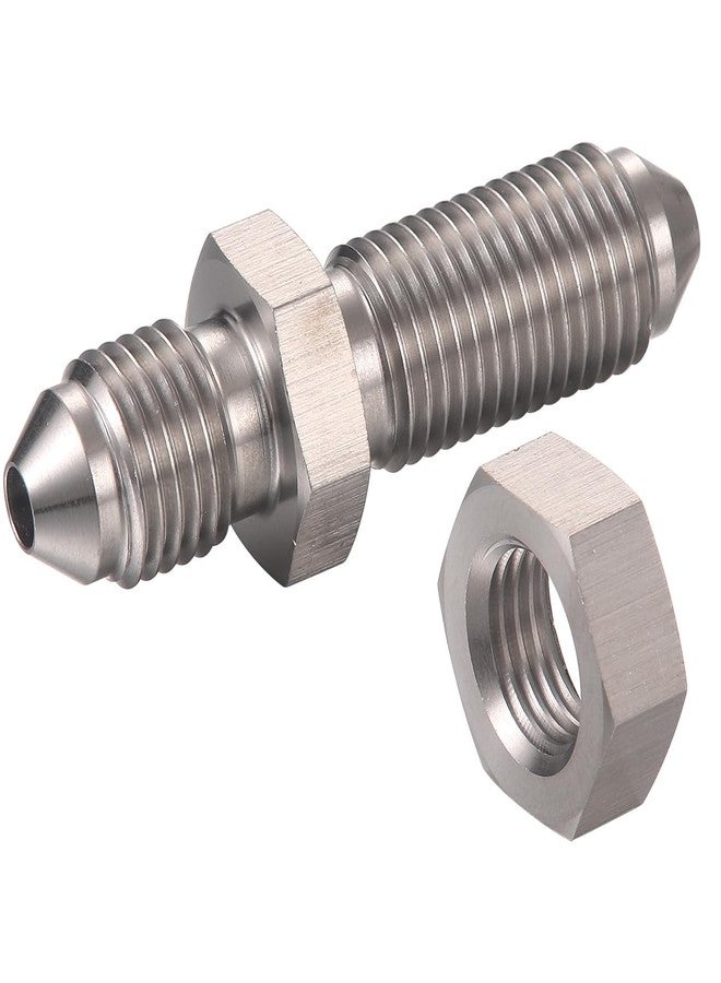 Podavelle 3AN Stainless Steel Bulkhead Brake Hose Fitting Adapter Straight with Nut - Image 4
